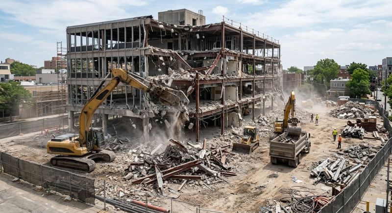 Apartment Demolition in Sacramento, CA